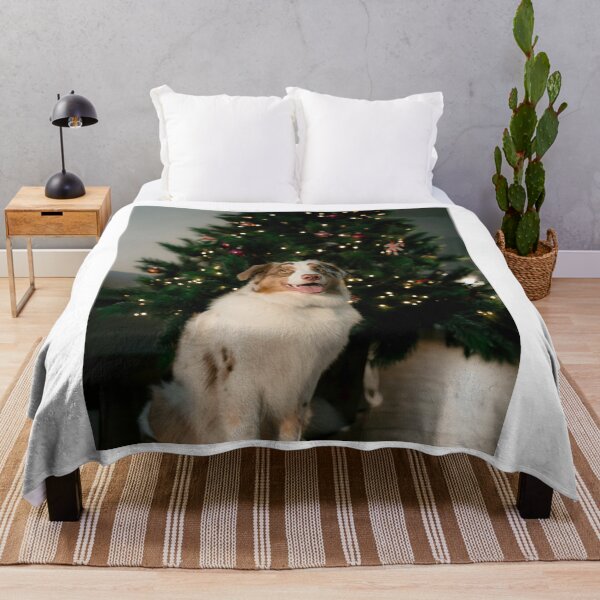 Item preview, Red Merle Australian Shepherd Christmas Tree designed and sold by VanGaldo.