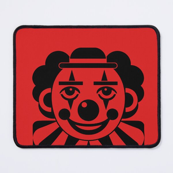Item preview, Geometric Clown Face – Bold Symmetrical Circus Art designed and sold by infinitearte.