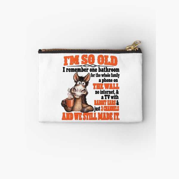 Item preview, I'm So Old The Wall Rabbit Ears 3 Channels And We Still Made It Funny Donkey designed and sold by CozyCubs-Art.