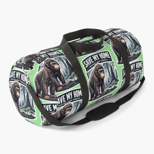 Item preview, Save My Home Protect Our Forests Chimpanzee Forest Conservation Sticker designed and sold by carestazafeli.