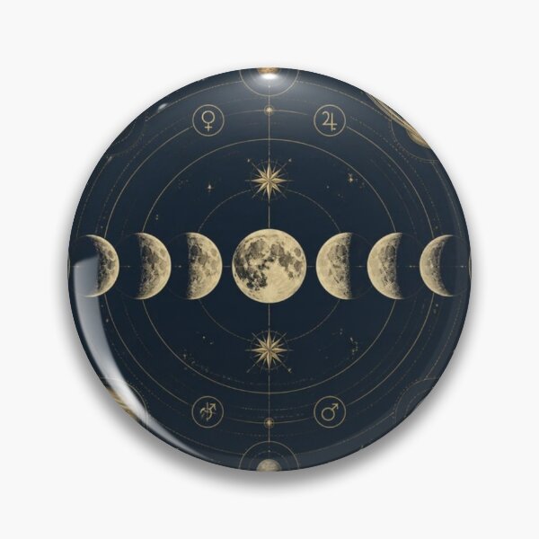 Artikelvorschau, Moon Phase Astrology Celestial entworfen und verkauft von the-h-store.