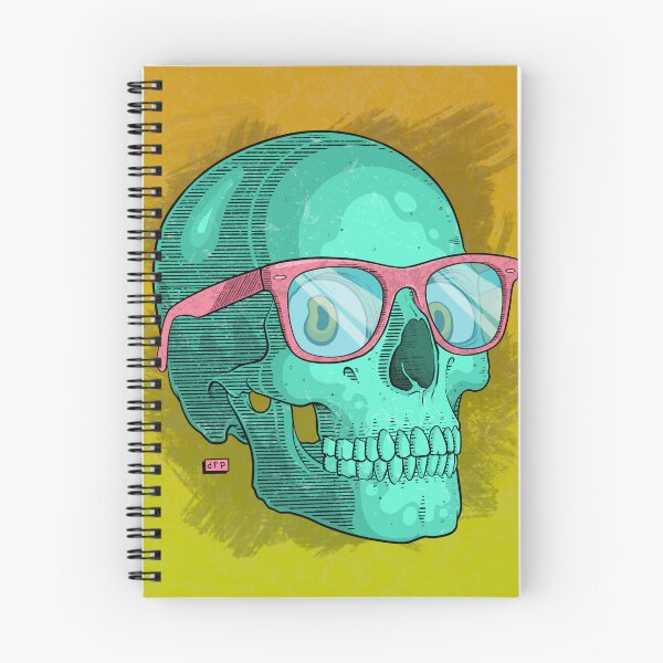 Item preview, Teal Skull in Pink Wayfarer Sunglasses designed and sold by DRP-art.