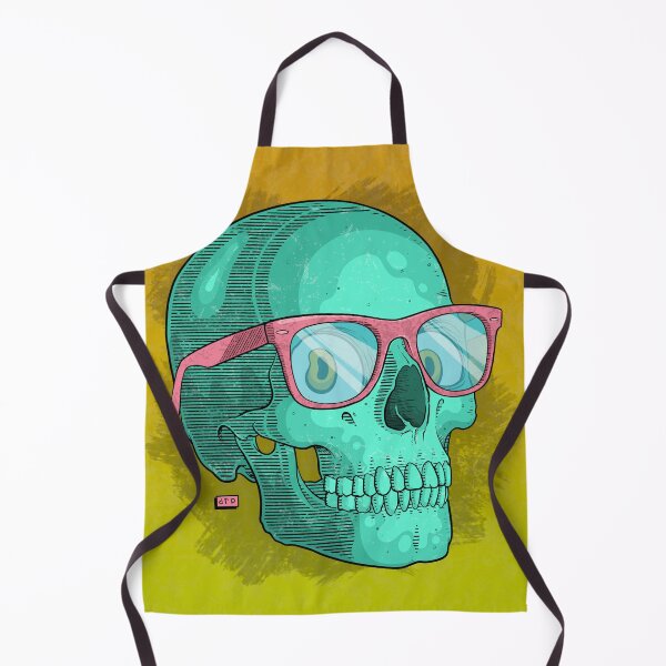 Item preview, Teal Skull in Pink Wayfarer Sunglasses designed and sold by DRP-art.
