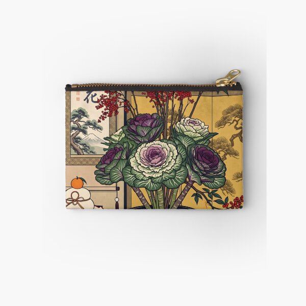 Item preview, Ukiyo-e Auspicious Nandina Ikebana Art designed and sold by conohitoAI-ArtGallery.