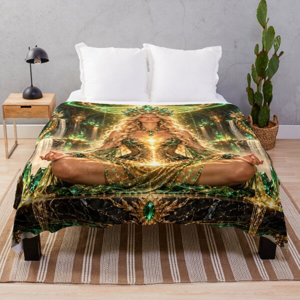 Item preview, Emerald Fairy Queen of Infinite Light designed and sold by PurvaNimfaMagic.