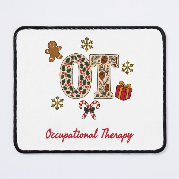 Item preview, Occupational Therapy OT Christmas Monogram Patchwork designed and sold by sdcreations210.
