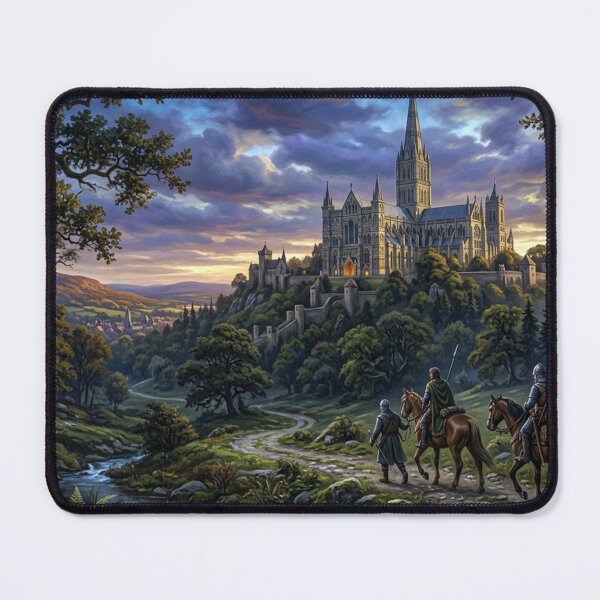 Item preview, Cathedral awakens in the evening light designed and sold by Sigtrix.