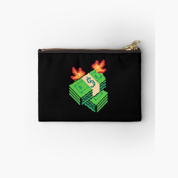 Item preview, Pixel Art Burning Money designed and sold by RetroRlx.