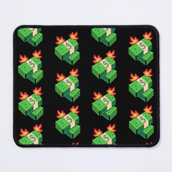 Item preview, Pixel Art Burning Money designed and sold by RetroRlx.