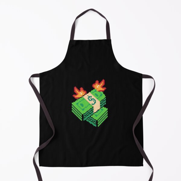 Item preview, Pixel Art Burning Money designed and sold by RetroRlx.
