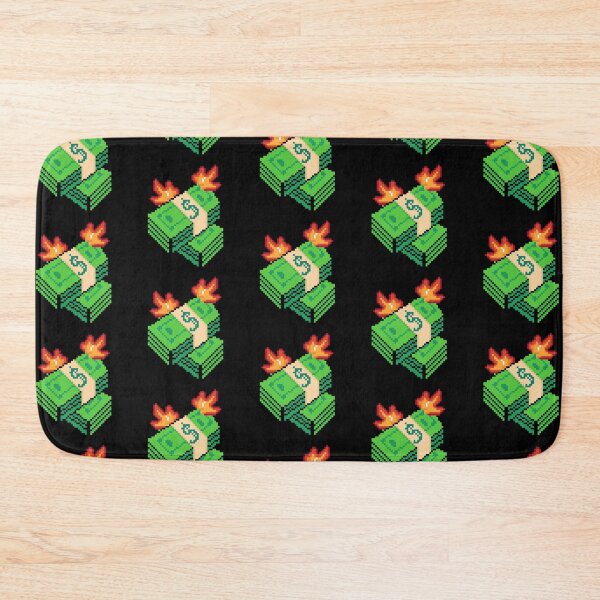Item preview, Pixel Art Burning Money designed and sold by RetroRlx.