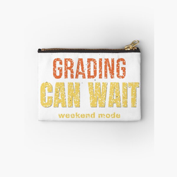 Item preview, Grading Can Wait Teacher Shirt Vintage Distressed Tee designed and sold by Worn and Witty.