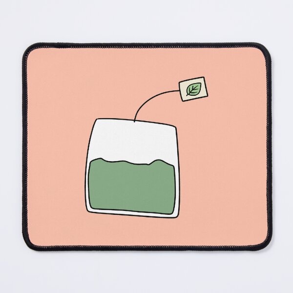 Item preview, Minimal Green Tea Bag Line Art Illustration designed and sold by ubborn.