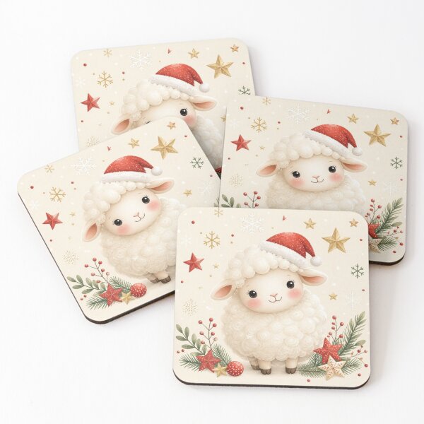 Item preview, Fleece Navidad Funny Christmas Sheep designed and sold by the-h-store.