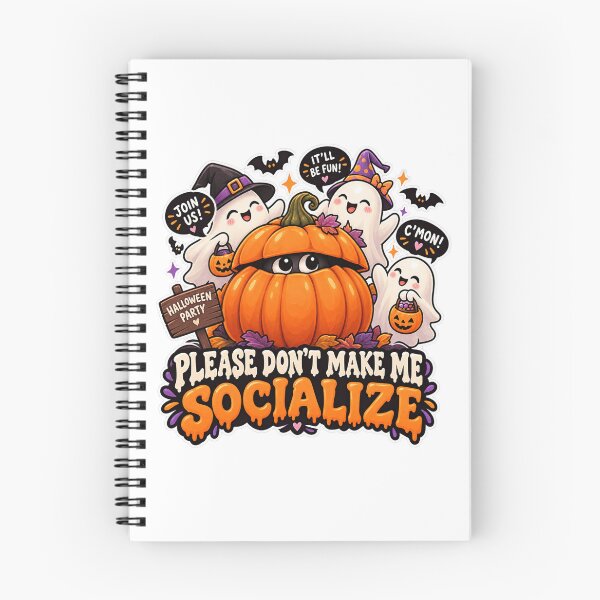Item preview, Please Don’t Make Me Socialize Halloween Ghost SVG PNG designed and sold by Pixanova.