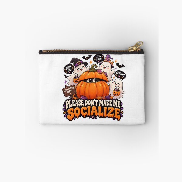 Item preview, Please Don’t Make Me Socialize Halloween Ghost SVG PNG designed and sold by Pixanova.