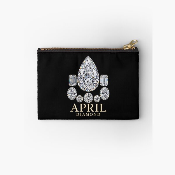Item preview, BIRTHSTONE COLLECTION ⭐ PORTRAIT - APRIL • DIAMOND • Modern designed and sold by WheelieGdArt.