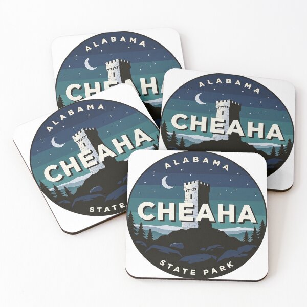 Item preview, Cheaha State Park Alabama Bunker Tower Night Sky Badge Sticker designed and sold by DetourDgn.
