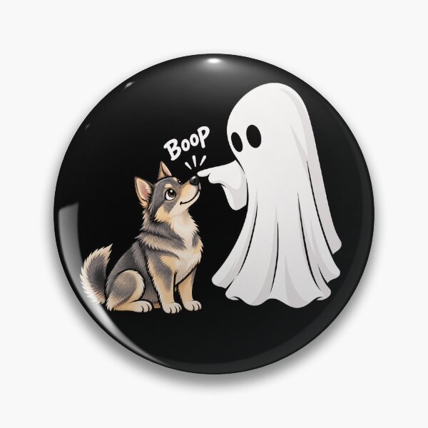 Item preview, Funny Ghost Swedish Vallhund Dog Boop Halloween Design Mom Dad designed and sold by rafaeltto.