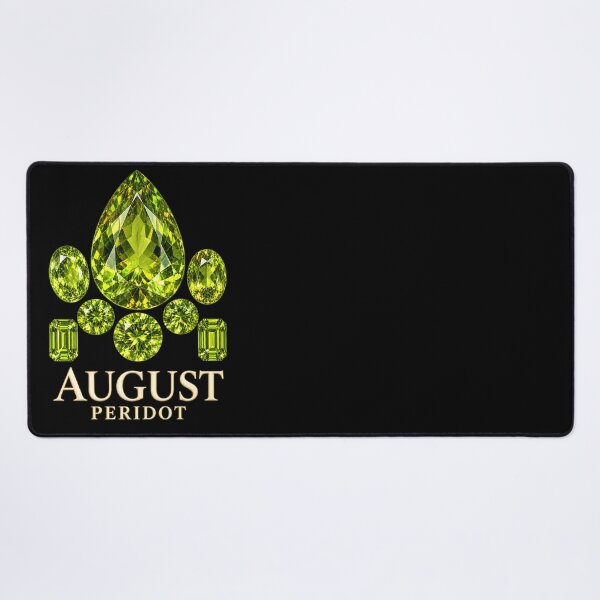 Item preview, BIRTHSTONE COLLECTION ⭐ PORTRAIT - AUGUST • PERIDOT • Modern designed and sold by WheelieGdArt.