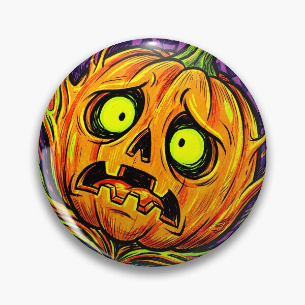 Artikelvorschau, Ängstlicher Kürbiskopf-Junge – Gruselig-süße Halloween-Figur entworfen und verkauft von QQQueen.