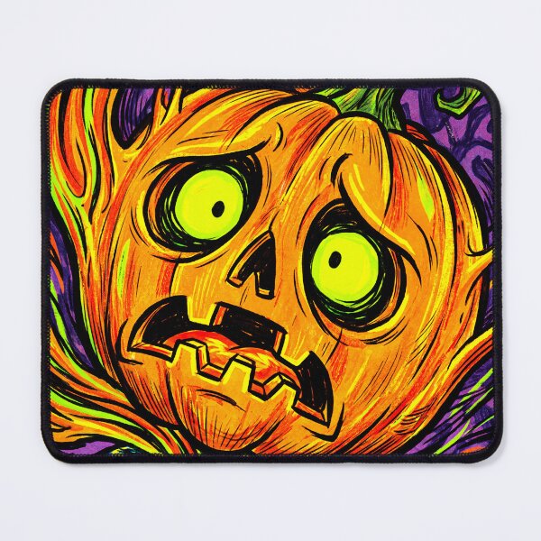 Item preview, Scared Pumpkin Head Boy – Creepy Cute Halloween Character designed and sold by QQQueen.