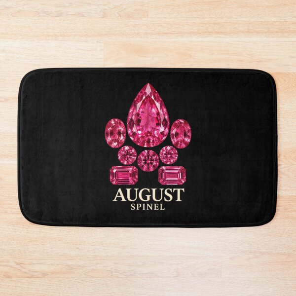Item preview, BIRTHSTONE COLLECTION ⭐ PORTRAIT - AUGUST • PINK SPINEL • Modern designed and sold by WheelieGdArt.