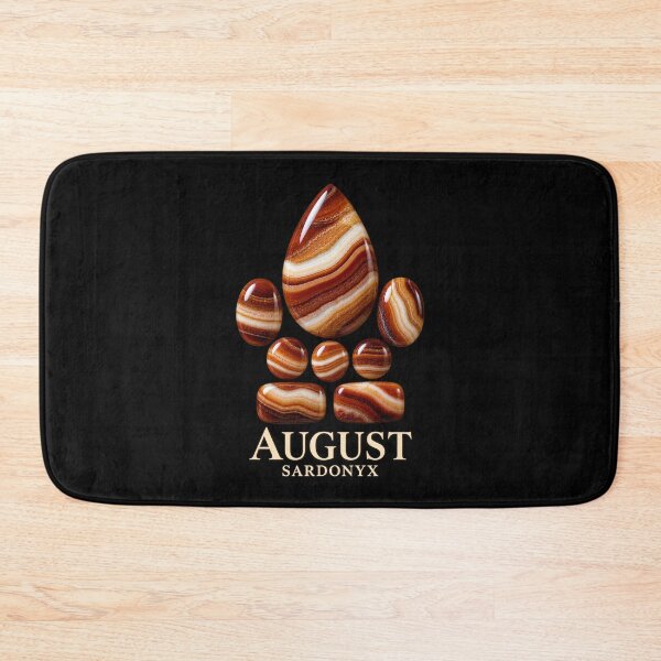 Item preview, BIRTHSTONE COLLECTION ⭐ PORTRAIT - AUGUST • SARDONYX • Modern designed and sold by WheelieGdArt.