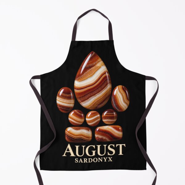 Item preview, BIRTHSTONE COLLECTION ⭐ PORTRAIT - AUGUST • SARDONYX • Modern designed and sold by WheelieGdArt.