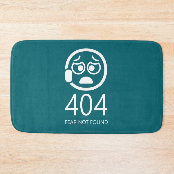 Item preview, Fear Not Found 404 | Funny Ultra Minimalist Geek Christian Faith & Humor Design | White designed and sold by ZechJohnRB.