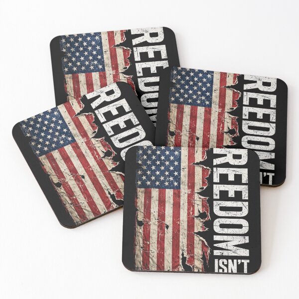 Item preview, Freedom Isn't Free – Distressed American Flag designed and sold by Freedom In Threads.