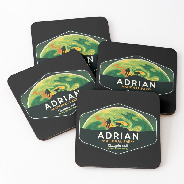 Item preview, Adrian Tau Ceti National Park badge designed and sold by Sleepy Whale.