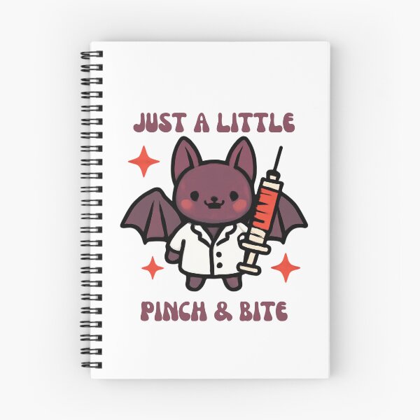 Artikelvorschau, Nur ein kleiner Biss – Niedliche Vampirfledermaus-Phlebotomie-Halloween-Aufkleberkunst entworfen und verkauft von wildsilencee.