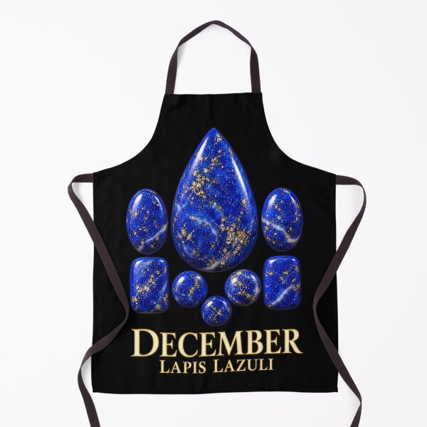 Item preview, BIRTHSTONE COLLECTION ⭐ PORTRAIT - DECEMBER • LAPIS LAZULI • Traditional designed and sold by WheelieGdArt.