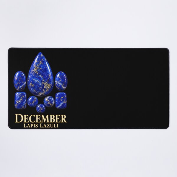 Item preview, BIRTHSTONE COLLECTION ⭐ PORTRAIT - DECEMBER • LAPIS LAZULI • Traditional designed and sold by WheelieGdArt.
