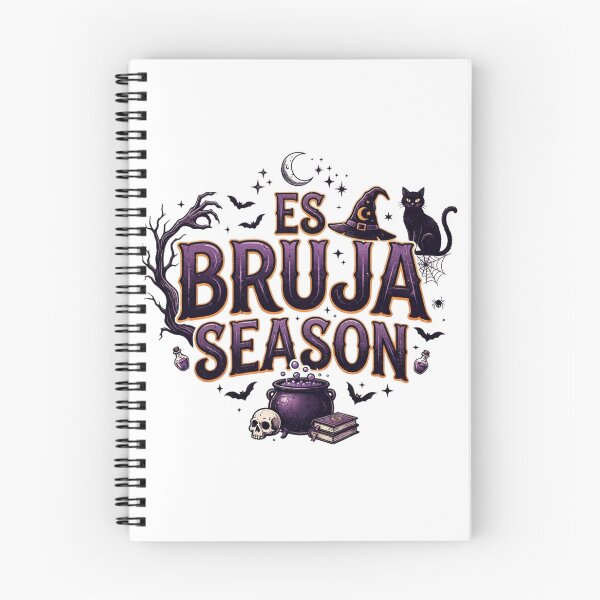 Item preview, Diseño tipográfico llamativo de Halloween "Es Bruja Season" designed and sold by CreativeNest Prints.