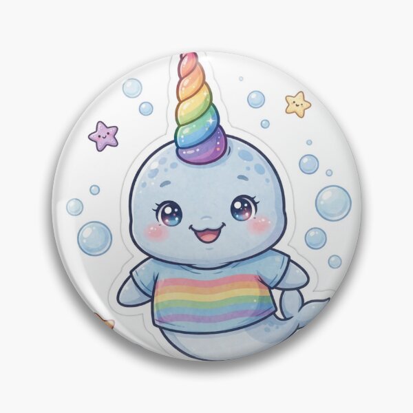 Item preview, Cute Narwhal Rainbow Tusk Ocean designed and sold by The Oddball Supply Co..