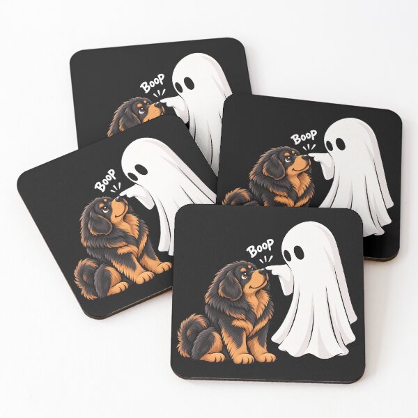 Item preview, Funny Ghost Tibetan Mastiff Dog Boop Halloween Design Mom Dad designed and sold by rafaeltto.