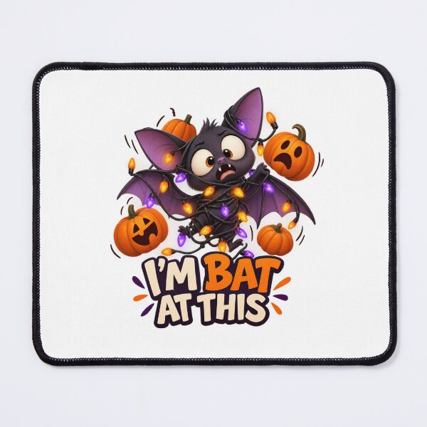 Item preview, I’m Bat at This Halloween Bat designed and sold by Pixanova.