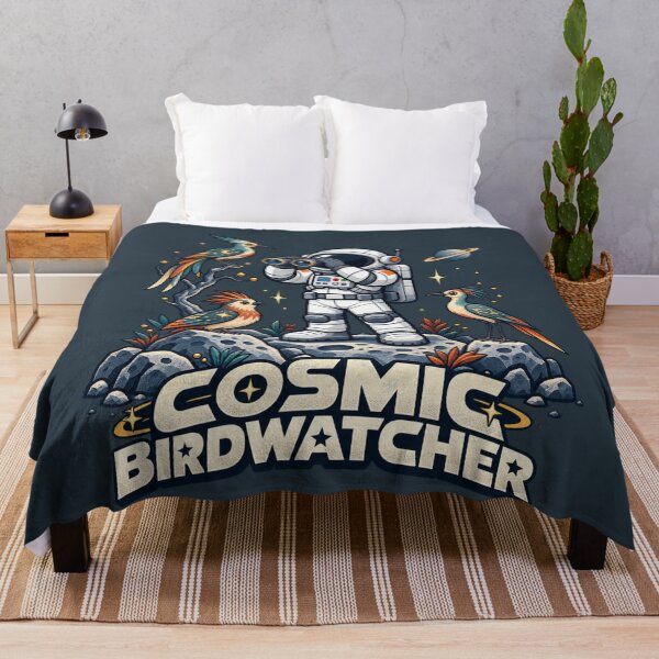 Item preview, Birdwatcher Astronaut Exploring Alien Birds designed and sold by BROHLine Studio.