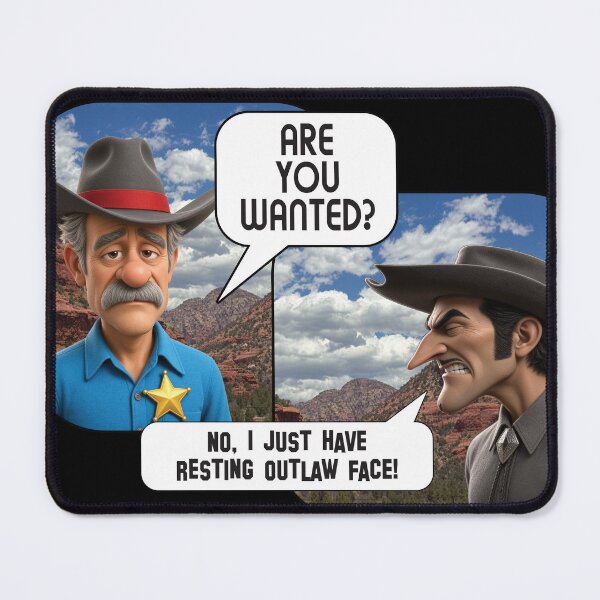Item preview, Resting Outlaw Face designed and sold by CCWorkfloor.