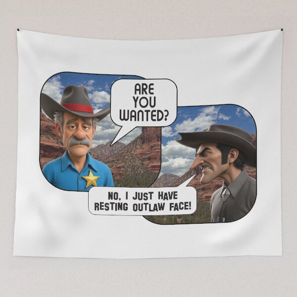 Item preview, Resting Outlaw Face designed and sold by CCWorkfloor.