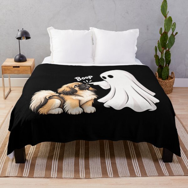 Item preview, Funny Ghost Tibetan Spaniel Dog Boop Halloween Design Mom Dad designed and sold by rafaeltto.