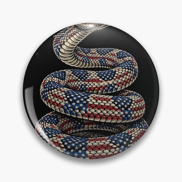 Item preview, Don't Tread On Me – American Flag Rattlesnake designed and sold by Freedom In Threads.