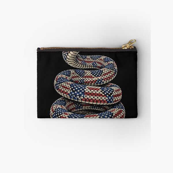 Item preview, Don't Tread On Me – American Flag Rattlesnake designed and sold by Freedom In Threads.