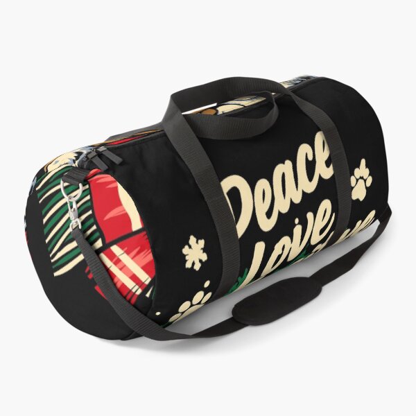 Item preview, Peace Love Pawsitive Vibes Christmas – Cute Dog & Cat Holiday Design designed and sold by phsycartwork.