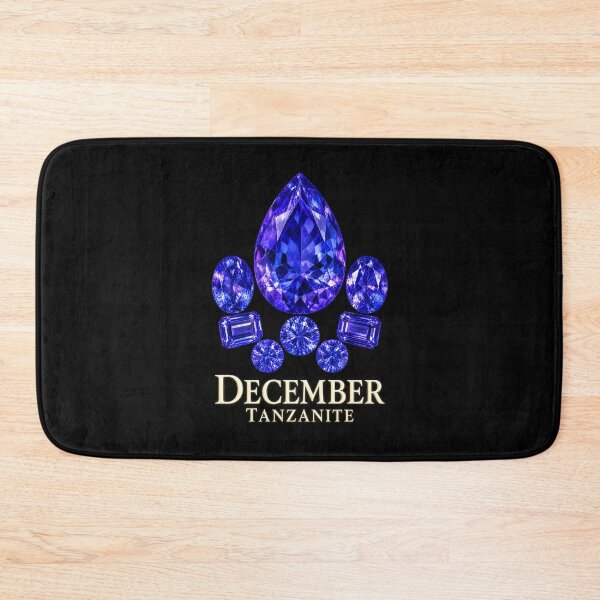 Item preview, BIRTHSTONE COLLECTION ⭐ PORTRAIT - DECEMBER • TANZANITE • Modern designed and sold by WheelieGdArt.