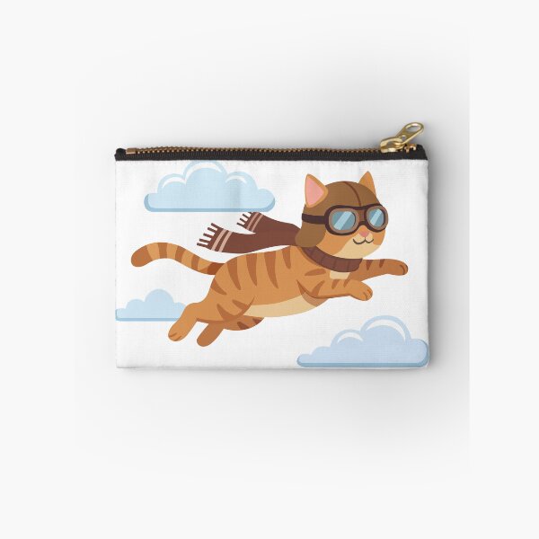 Item preview, Cute Pilot Cat Aviator in the Clouds designed and sold by fadiyahmp.