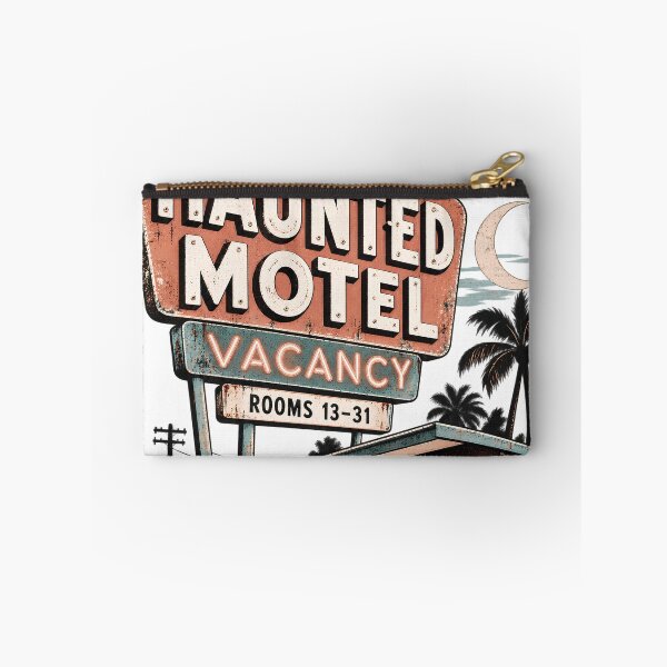 Item preview, Haunted Motel Vacancy – Retro Ghost Motel Vintage Halloween designed and sold by pinkaesthetik.