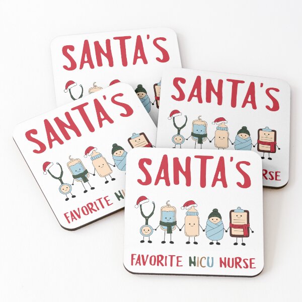 Item preview, Santa's Favorite NICU Nurse Christmas Doodle designed and sold by sdcreations210.